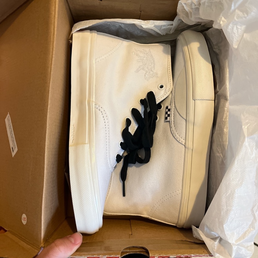 BNIB Vans X Hockey Authentic Hi Andrew Allen Men 8     DEADSTOCK From Drop #2